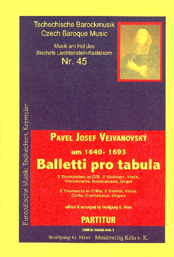 Balletti pro tabula für 2 Trompeten