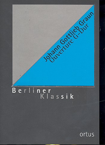 Ouverture G-Dur GraunWV A:XI:5