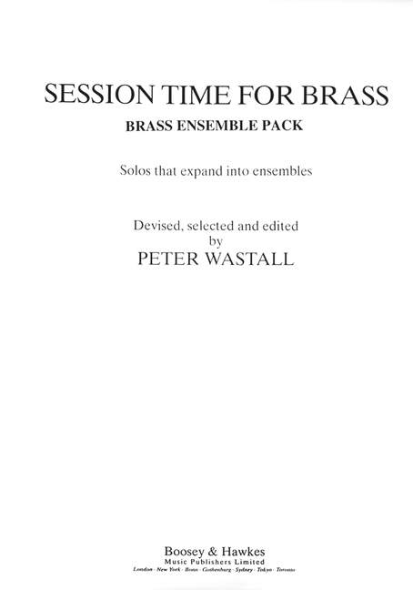 Session time Brass ensemble pack for