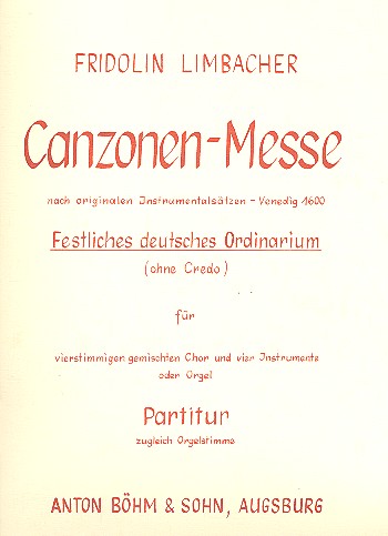 Canzonen-Messe 