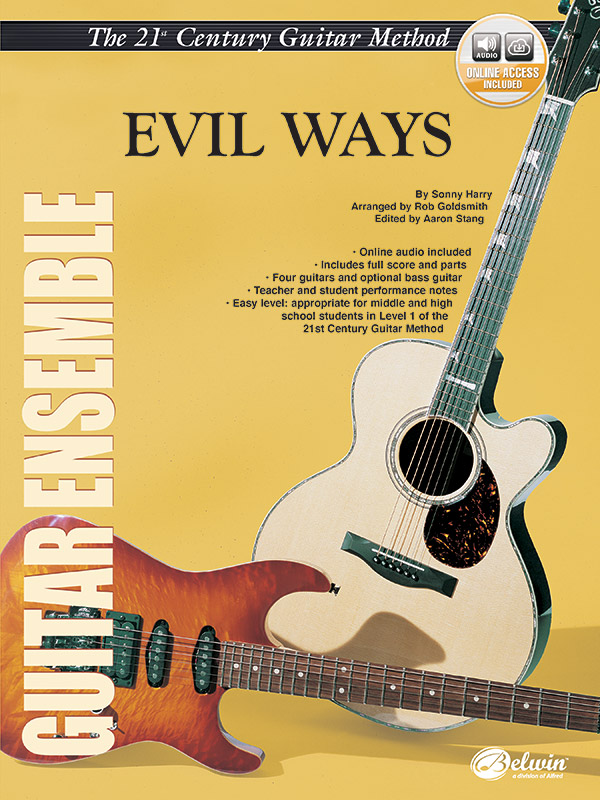 Evil Ways (+CD): for 6 guitars