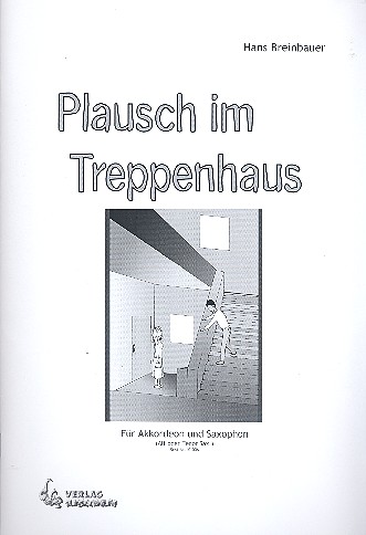 Plausch im Treppenhaus für Saxophon
