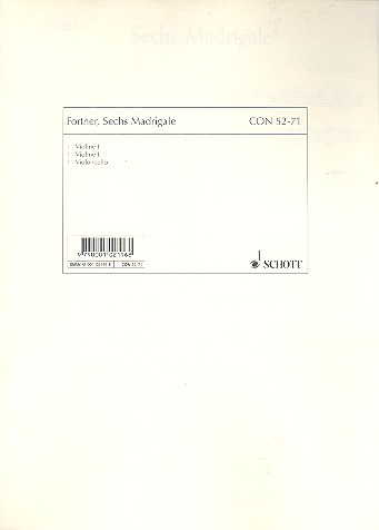 Sechs Madrigale
