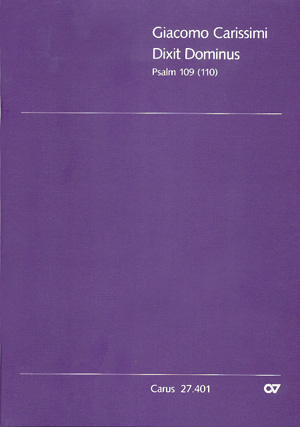 Dixit Dominus für 2 gem Chöre und Bc