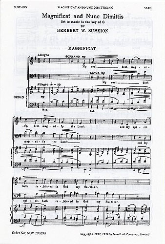 Magnificat  and  Nunc dimittis