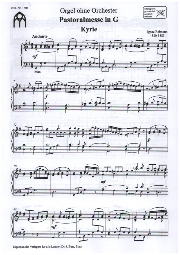 Pastoralmesse G-Dur