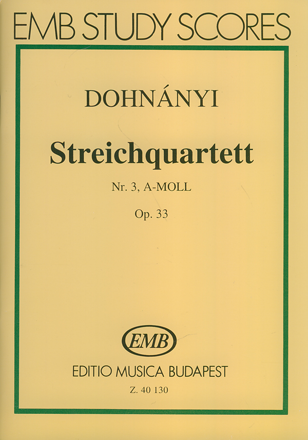 Streichquartett a-moll Nr.3 op.33