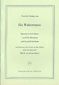 Ein Walzertraum Libretto (dt)