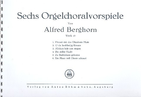6 Choralvorspiele op.15