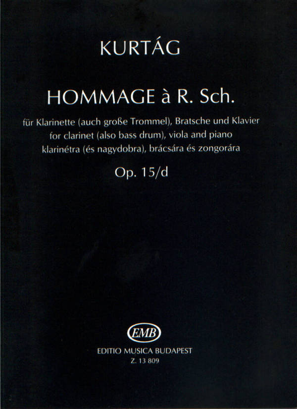 Hommage à R. Sch. op.15d für Klarinette,