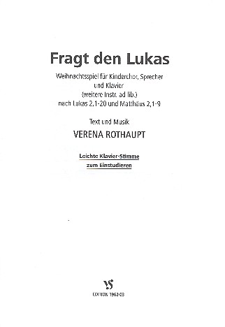 Fragt den Lukas Weihnachtsspiel für
