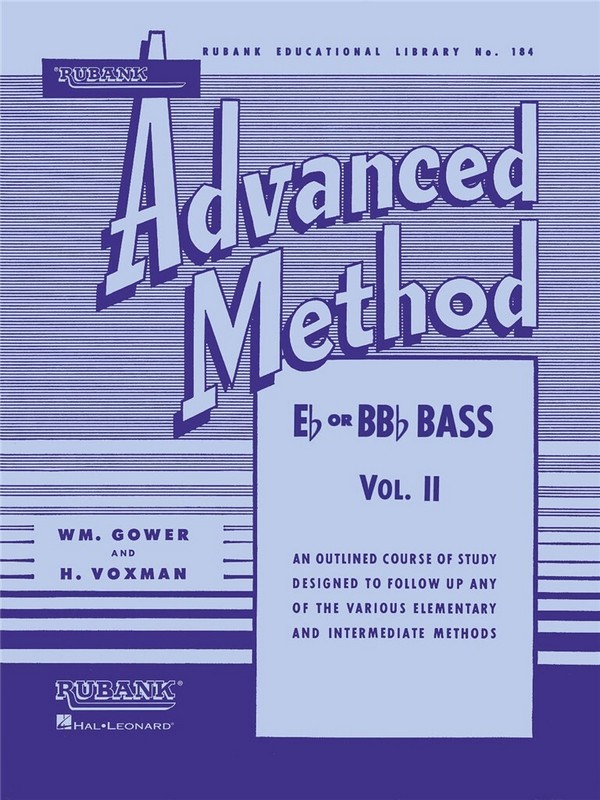 Advanced method vol.2 for bass in Eb or Bb
