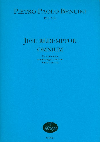 Jesu Redemptor omnium für Sopran,