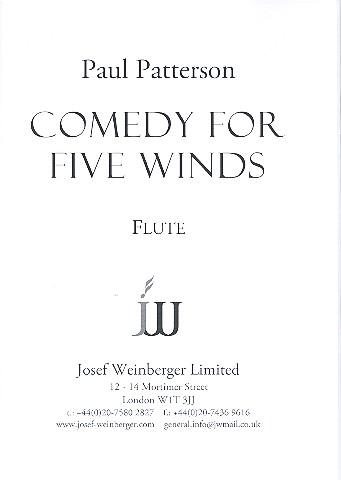 Comedy for five winds op.14 für