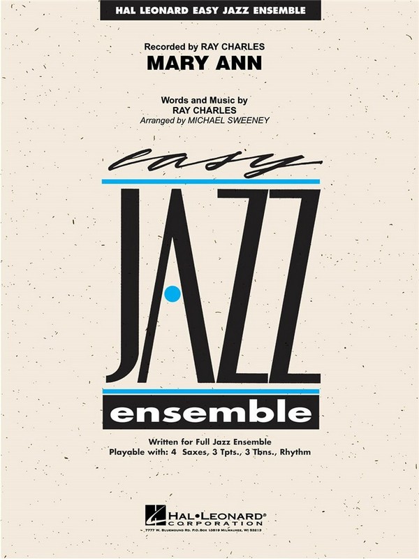 Mary Ann (+CD): for easy jazz ensemble