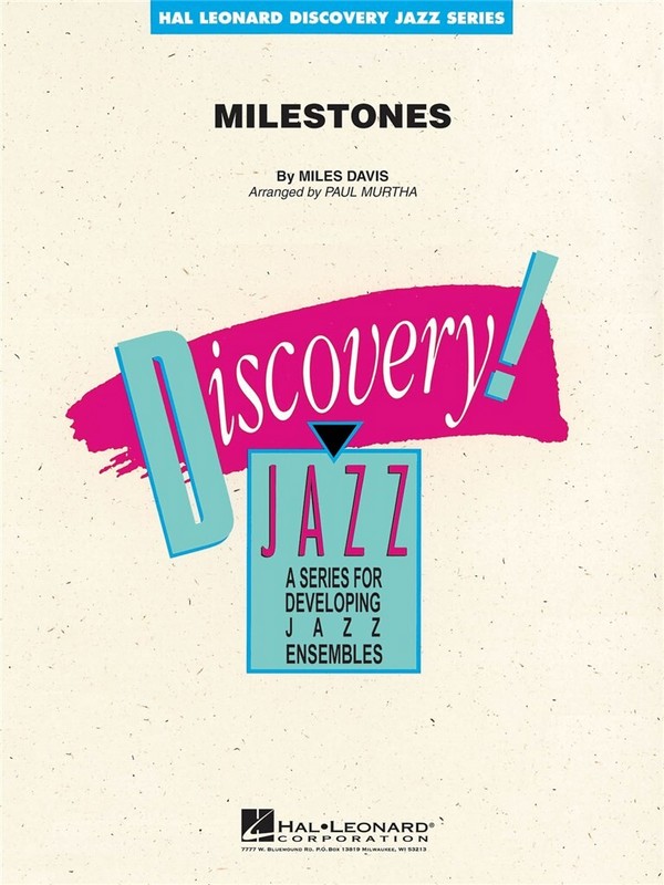 Milestones (+CD): for jazz ensemble