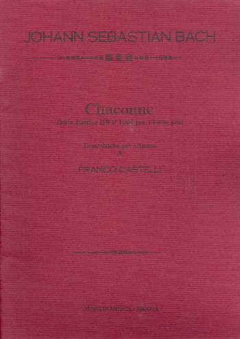 Chaconne della partita BWV1004
