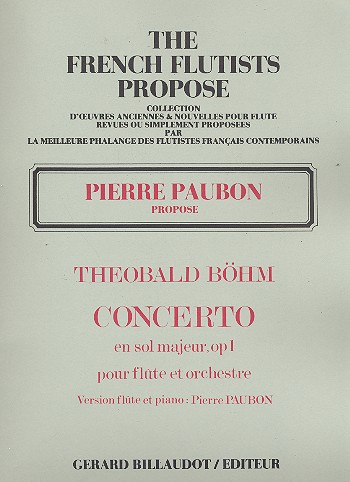 Concerto sol majeur op.1 pour