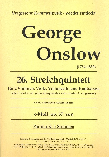 Quintett c-Moll Nr.26 op.67