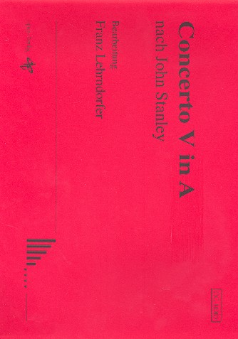 Concerto A-Dur Nr.5 nach Stanley