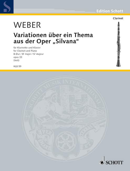 Variationen über ein Thema aus der Oper "Silvana" B-Dur op. 33 WeV P.7