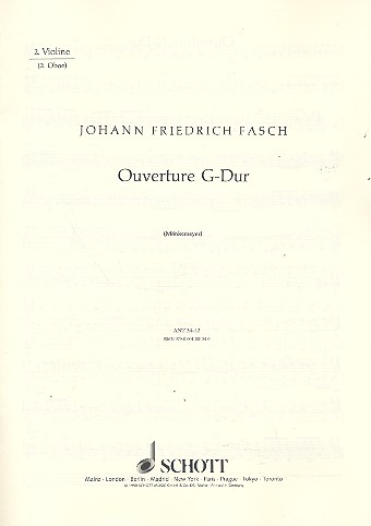 Ouvertüre G-Dur