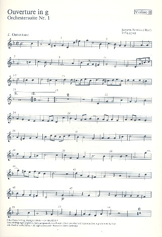 Ouverture g-Moll Orchestersuite