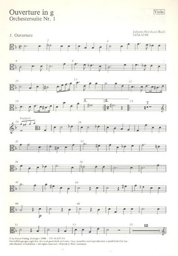 Ouverture g-Moll Orchestersuite