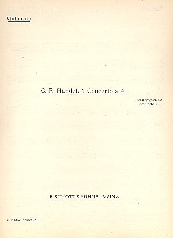 Concerto a quattro TWV 43: d 3