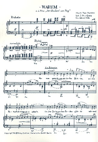 Warum  und  Du und ich im Sommerwind