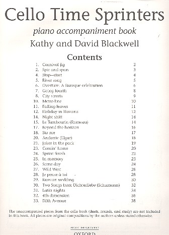 Cello Time Sprinters vol.3