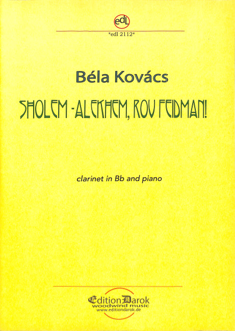Sholem-alekhem, rov Feidman!