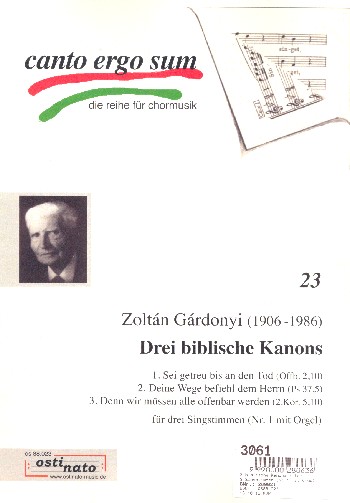 3 biblische Kanons 