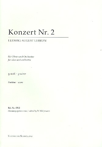 Konzert g-Moll Nr.2 für Oboe