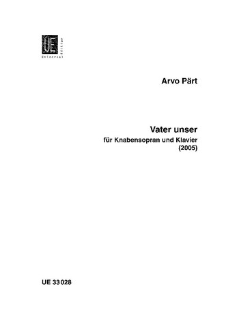 Vater unser für Knabensopran und