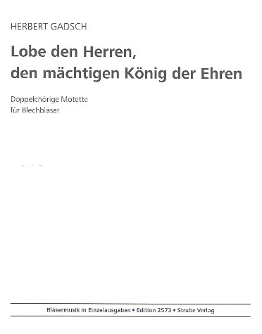 Lobe den Herren, den mächtigen König