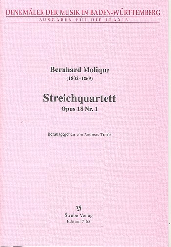 Streichquartett op.18,1 Partitur und
