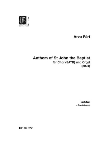 Anthem of St.John the Baptist