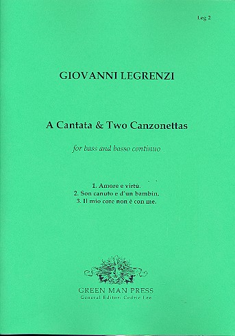 A cantata and 2 canzonettas
