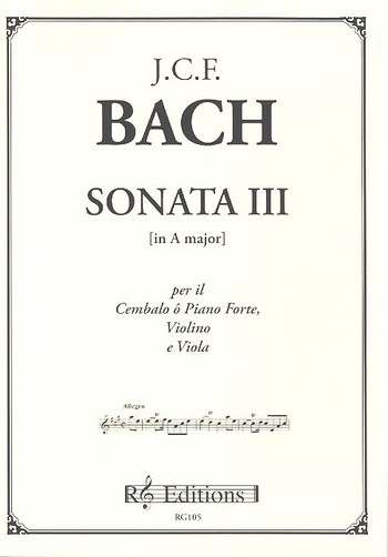 Sonata  in A major no.3 per