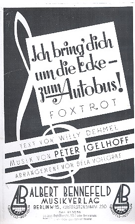 Ich bring dich um die Ecke zum Autobus