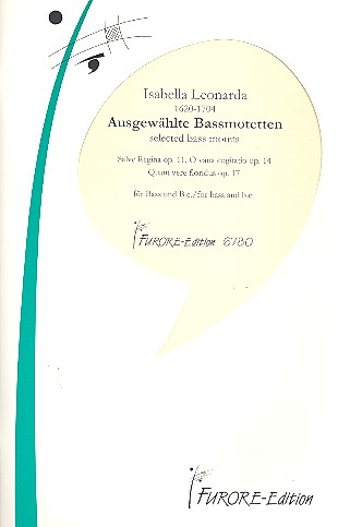 Ausgewählte Bassmotetten 