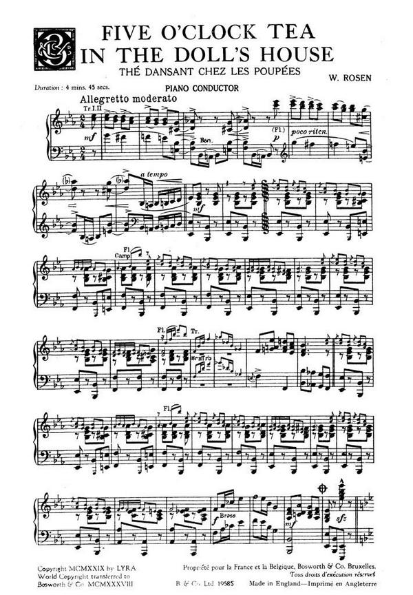 Five o'clock Tea in the Doll's House