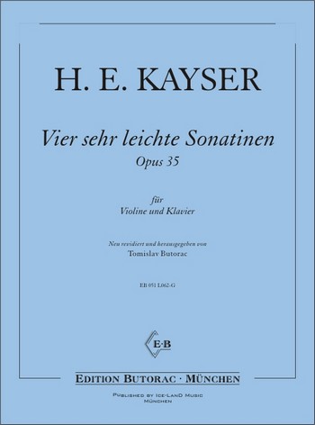 4 sehr leichte Sonatinen op.35