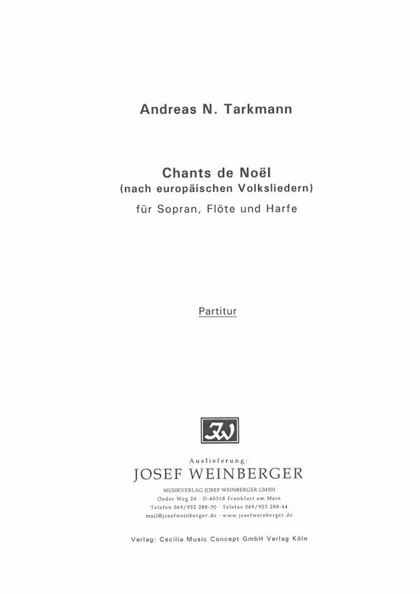 Chants de Noel nach europäischen