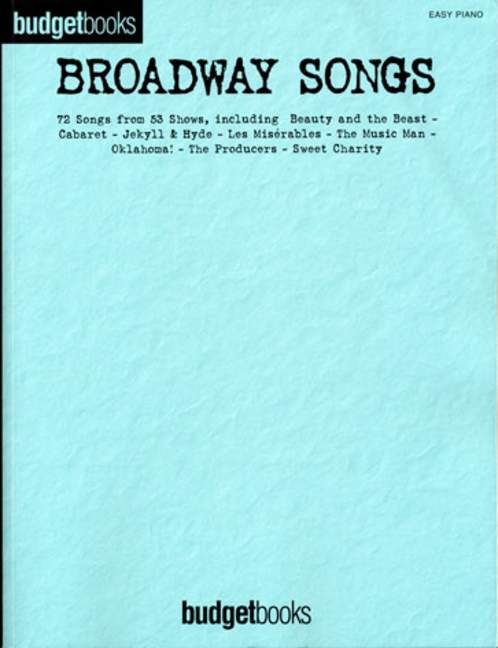 Broadway songs: 72 Songs