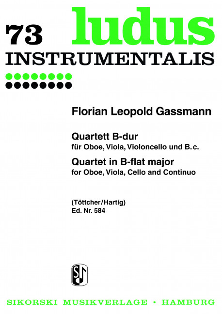 Quartett B-Dur für Oboe, Viola,