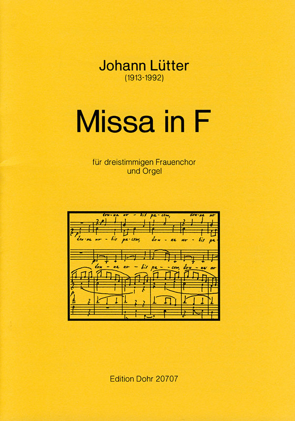 Missa in F für Frauenchor