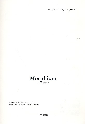 Morphium: für Klavier (erleichterte