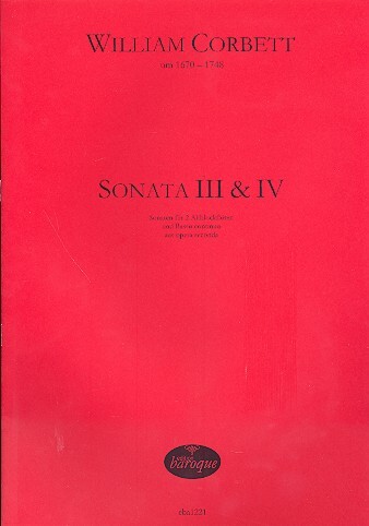 Sonata op.2,3 und op.2,4 für